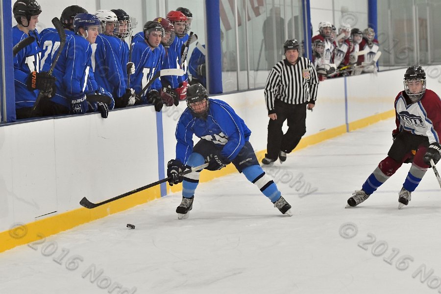 Wheaton College Men\'s Ice Hockey vs Middlesex Community College. - Photo By: KEITH NORDSTROM